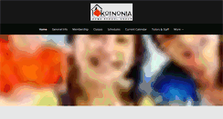 Desktop Screenshot of koinoniahomeschool.com